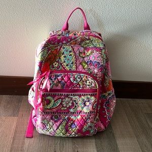 Vera Bradley campus backpack; does not have laptop sleeve